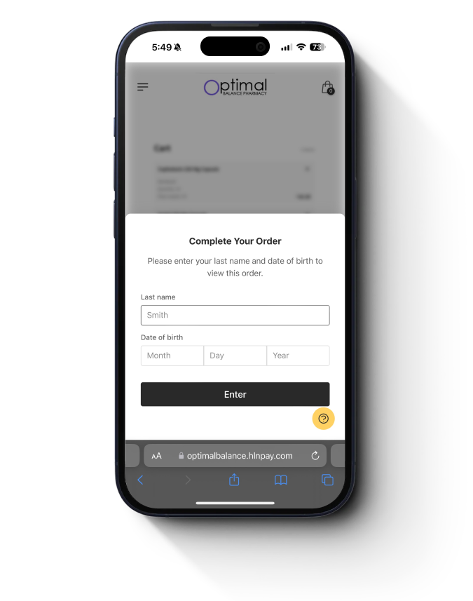 Confirm Your Information